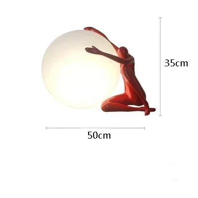 Statement Piece Lighting - Big Ball LED Floor Lamp