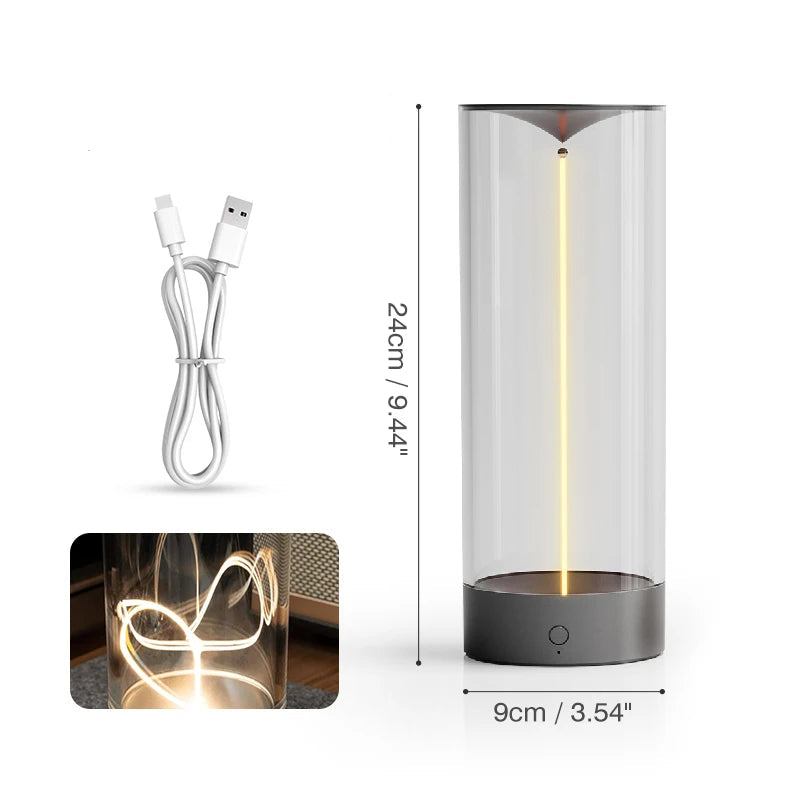 USB Rechargeable Cordless Lamp for Bedroom Decor