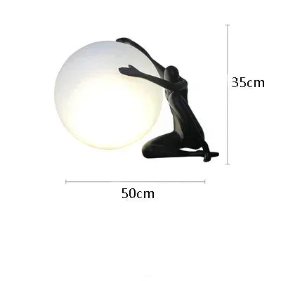 Unique Design Table Lamp - Creative Humanoid Sculpture