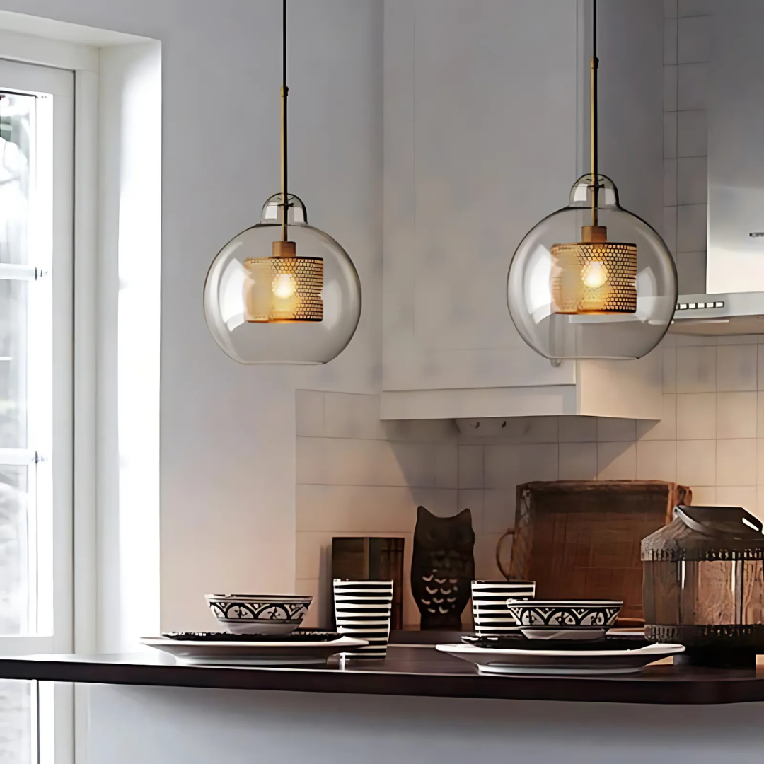 Arka - Modern Glass Ball Pendant Light