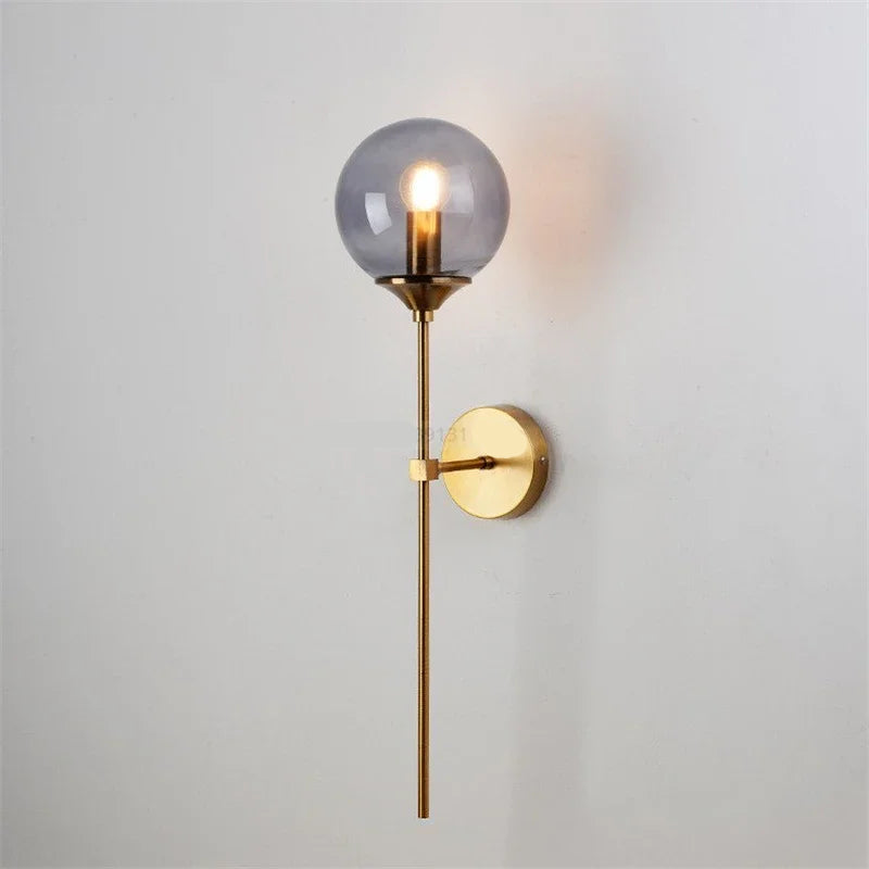 black metal body wall lamp with up lighting for study and foyer