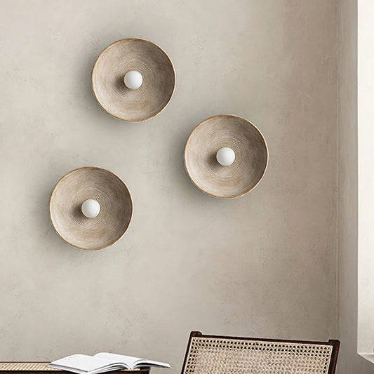 frosted glass shade wall sconce with minimalist design