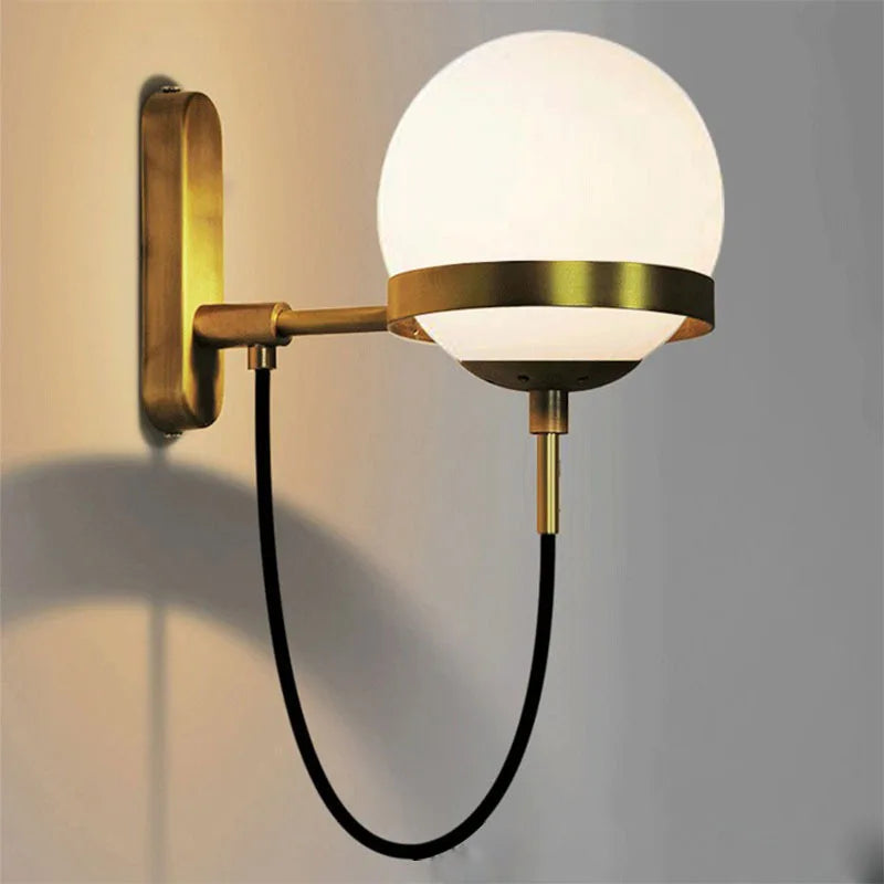 luxury hardwired and plug-in wall sconce lighting