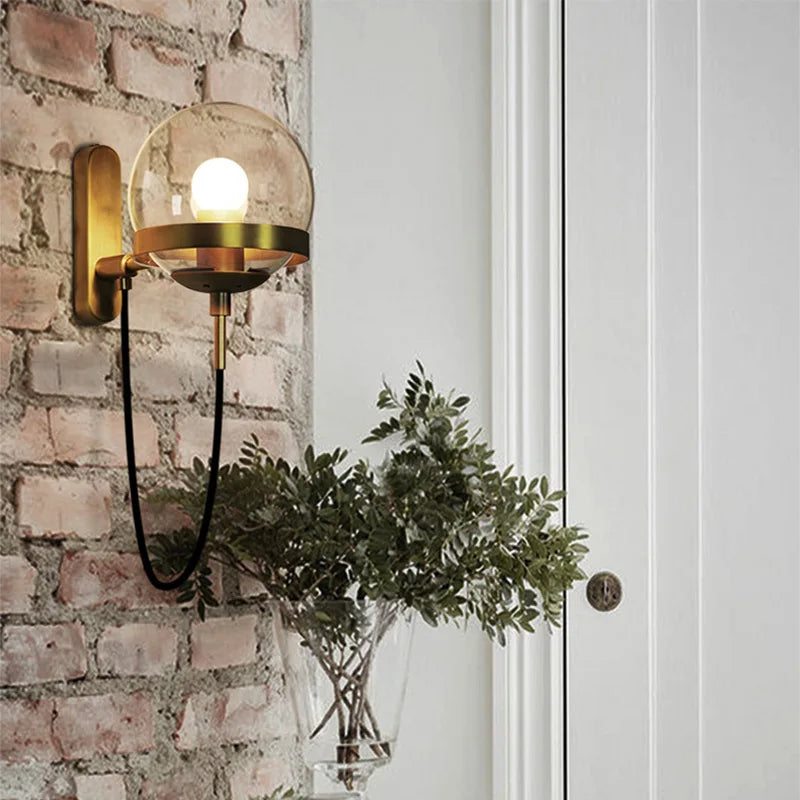 minimalist bedroom wall sconce with dimmable led light