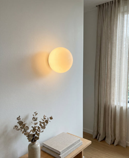 Vimala: Bauhaus Glass Wall Lamp