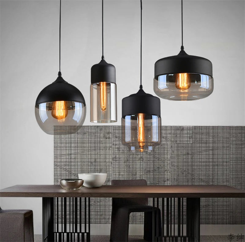 prithvika nordic glass pendant light for modern interiors