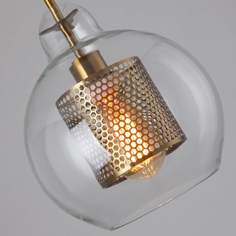 scandinavian pendant lamp with ambient glow