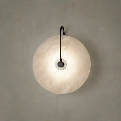 Contemporary Stone LED Wall Lamp for Hallway Foyer.