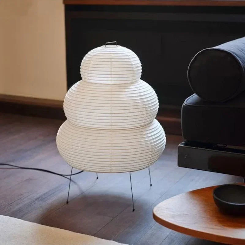 Decorative Desk Light - Modern Akari Noguchi Design for Living Room