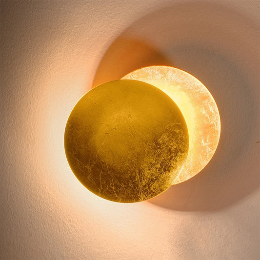Eklipse Gold Nordic Wall Sconce Creative Moon Eclipse LED.