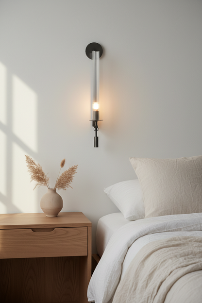 Tejasi: Retro Glass Wall Sconce