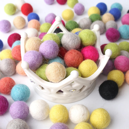 Mitra - 200pc 20mm Wool Felt Balls