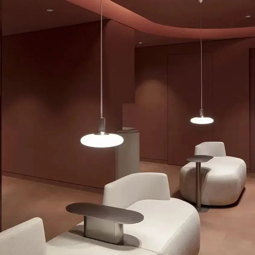 Kitchen island pendant lights in a modern Spanish style with G9 LED bulbs.