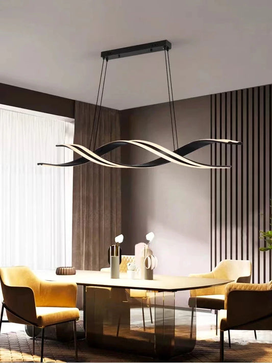 Lindsholm Modern glass home decor led lights in a minimalist parlor.