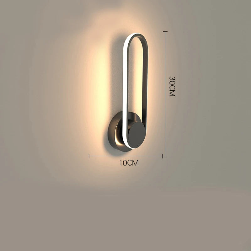 Luxury living room sofa background wall decorative lamp for accent lighting.