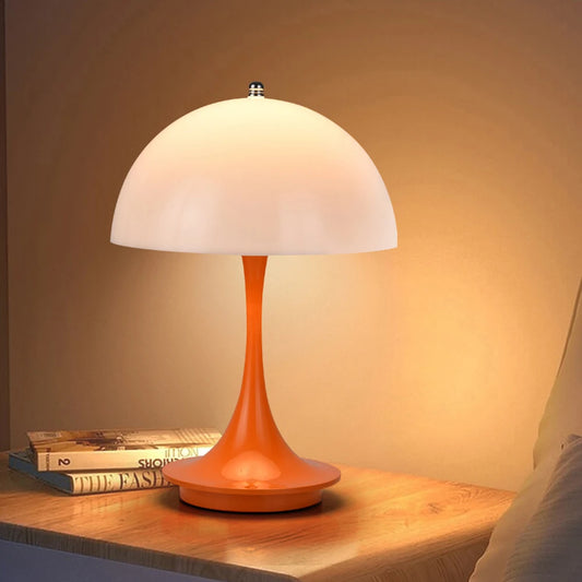 Lykka Portable Mushroom Lamp, USB rechargeable LED.