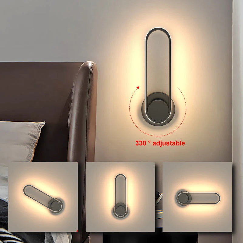 Modern Wall Sconces for staircase and hallway safety lighting.