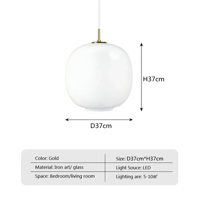 Modern white globe chandelier for exhibition halls and large living spaces.