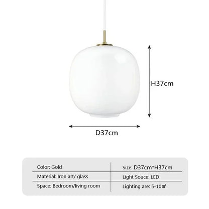 Modern white globe chandelier for exhibition halls and large living spaces.
