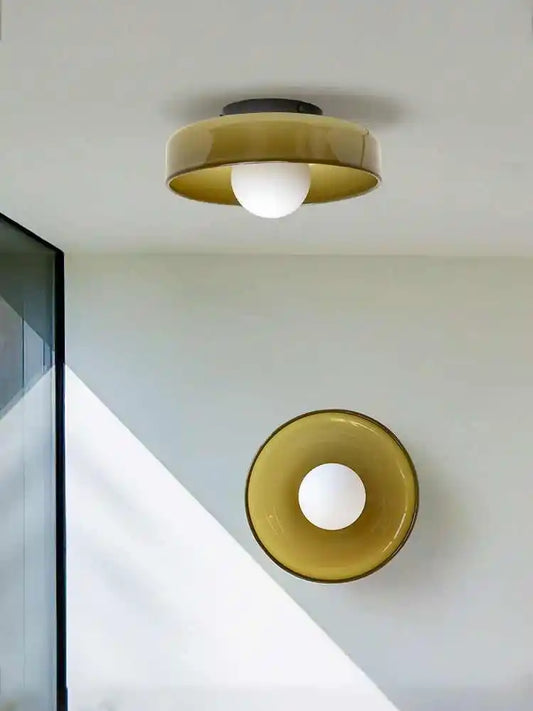 Multi-Colored Glass Ceiling Light - Kitchen & Dining Room Lamp