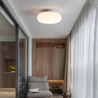 Nordic Pendant Lights architectural globe suspension light in a hotel hall.