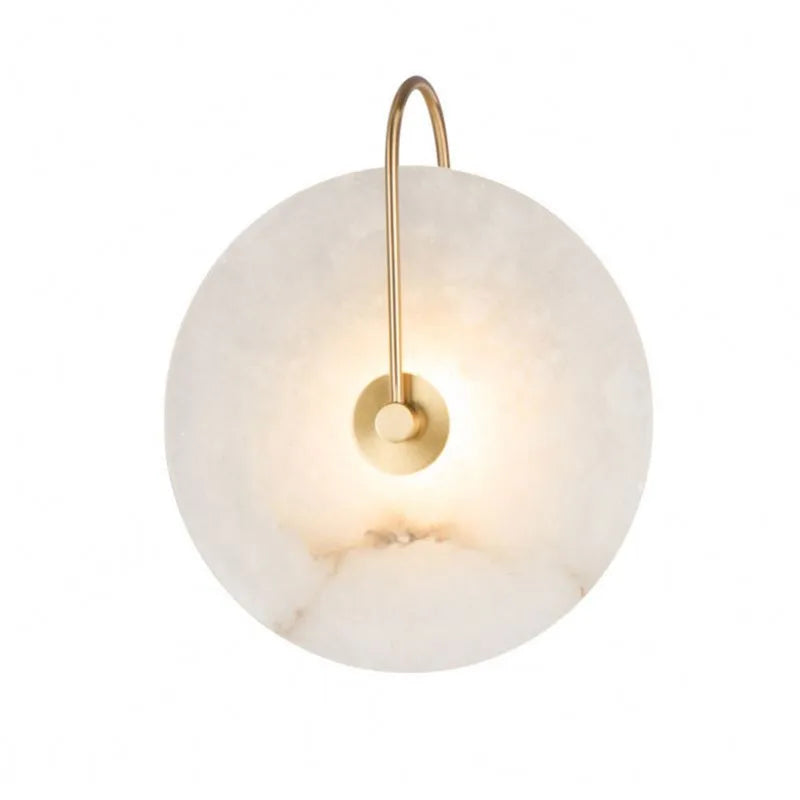 Plated Iron Wall Mounted LED Reading Lamp for Bedside.