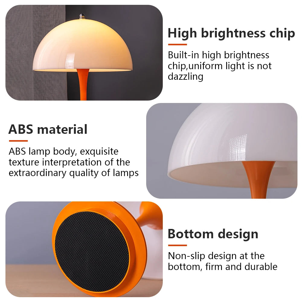 Rechargeable LED mood desk lamp, Lykka portable.