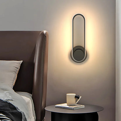 Rotera Modern glass home decor led lights with 330-degree rotating head.