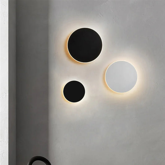 Runda Motion Sensor LED Sconce Round Wall Light.