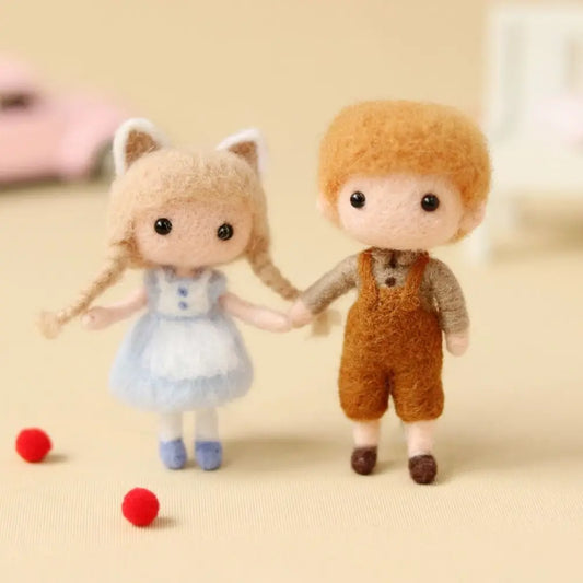 Ridhi - Handmade DIY Wool Felt Doll Kit