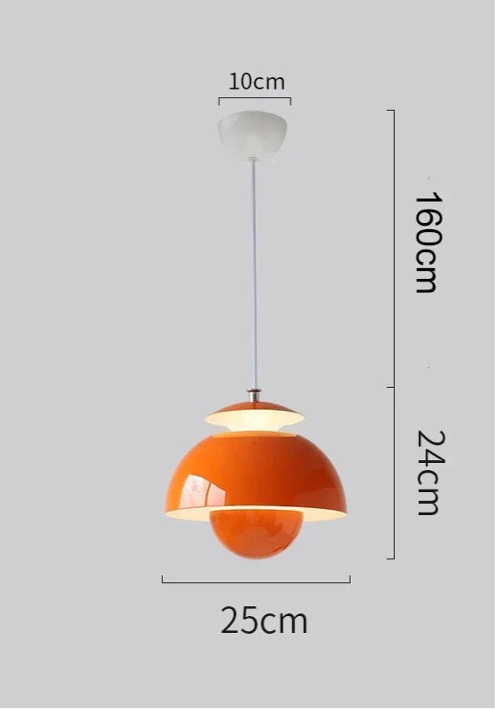 Svarna: Modern Nordic LED Lotus Pendant Light