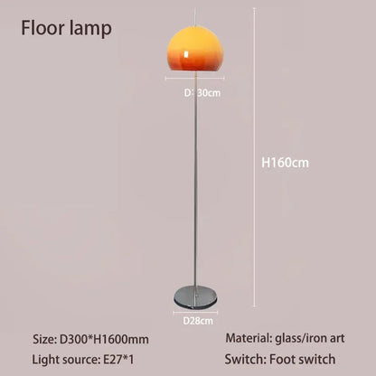 Tvarita - Bauhaus Retro Glass Table Lamp Floor Lamp