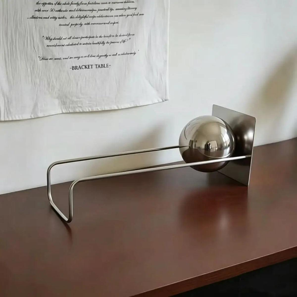 Bjørk — Modern Nordic Spherical Desktop Bookshelf Organizer