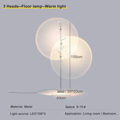 Matrika: Nordic Bauhaus Floor Lamp