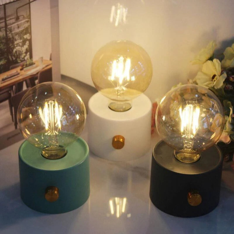 Tuva retro bulb battery powered LED night light
