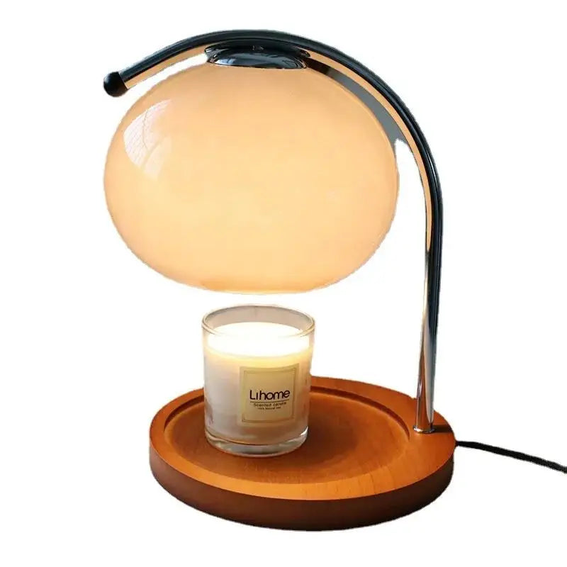 Agni: Bauhaus Retro Glass Candle Warmer