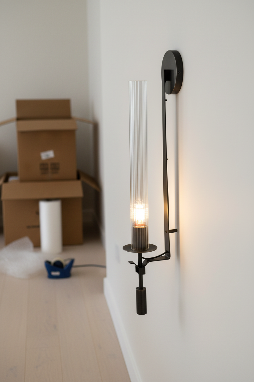 Tejasi: Retro Glass Wall Sconce