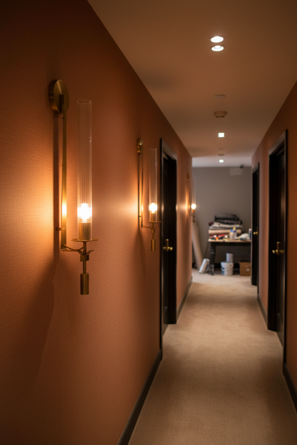 Tejasi: Retro Glass Wall Sconce