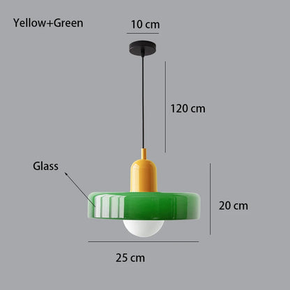 Tvara: Nordic  Retro Glass Chandelier