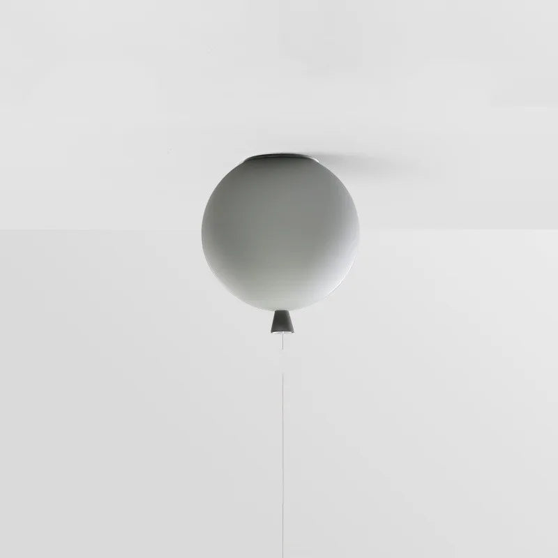 Round Balloon  pendant light fixture on a white background