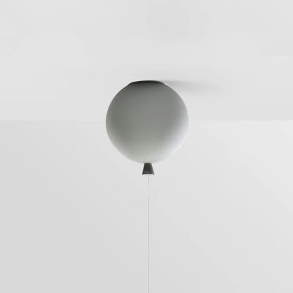 Round Balloon  pendant light fixture on a white background