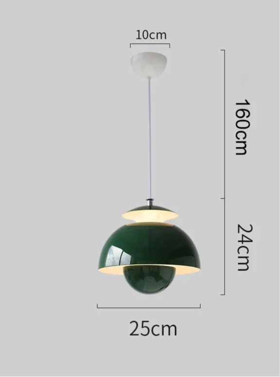Svarna: Modern Nordic LED Lotus Pendant Light