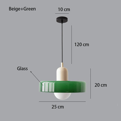 Tvara: Nordic  Retro Glass Chandelier