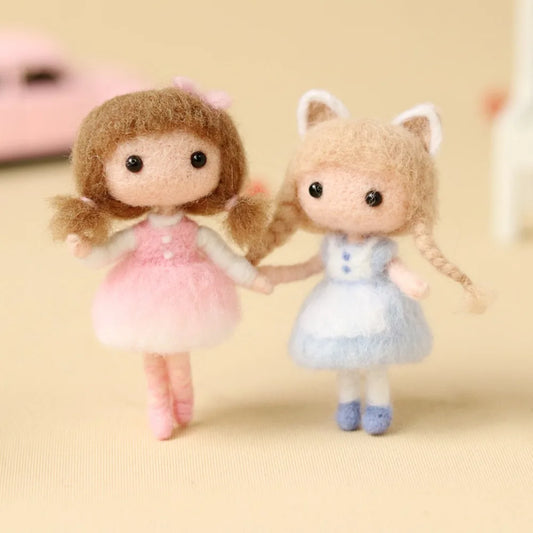 Ridhi - Handmade DIY Wool Felt Doll Kit