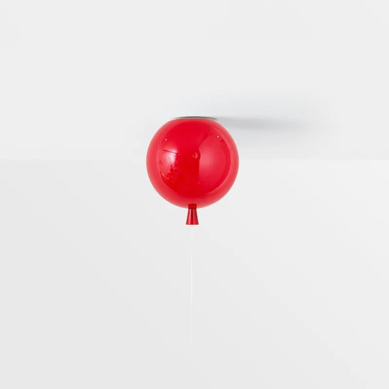 Red balloon ceiling light art deco pendant light