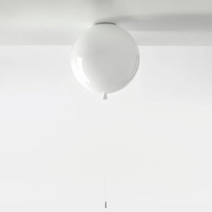 White Balloon ceiling light for a whimsical and modern girl's bedroom.