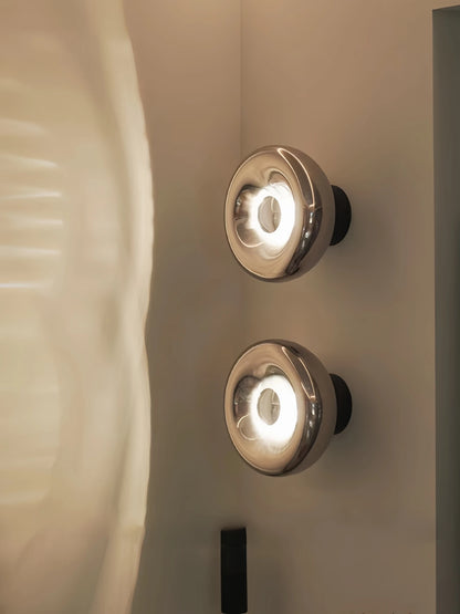 Mura - Modern Sculptural Lava Glass Wall Sconces