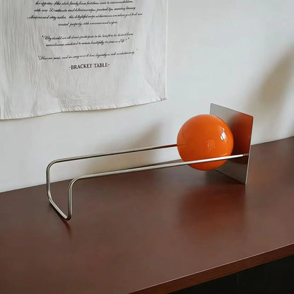 Decorative bookends styled on home office desk