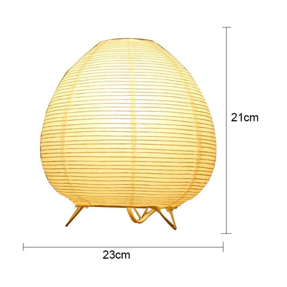 Washi Rice Paper LED Table Lamp
