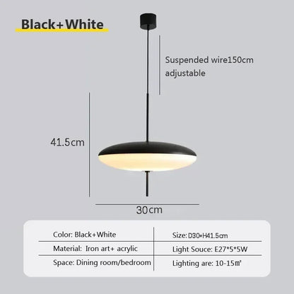 Vāyu: Nordic LED Pendant Light